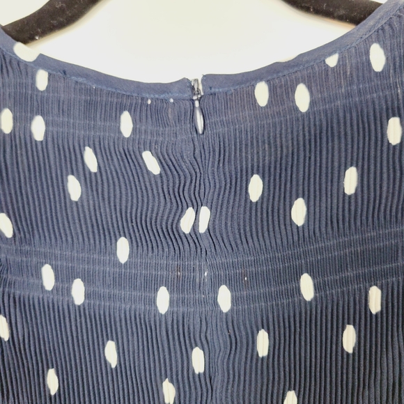 GANNI polka dot navy dress - Picture 8 of 11